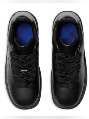 Burberry Black Leather Box Sneaker